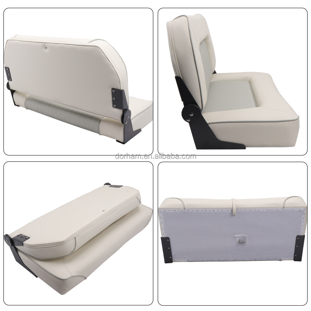 Marine Double Folding Bench Se - Fishing Boat Seat review and price